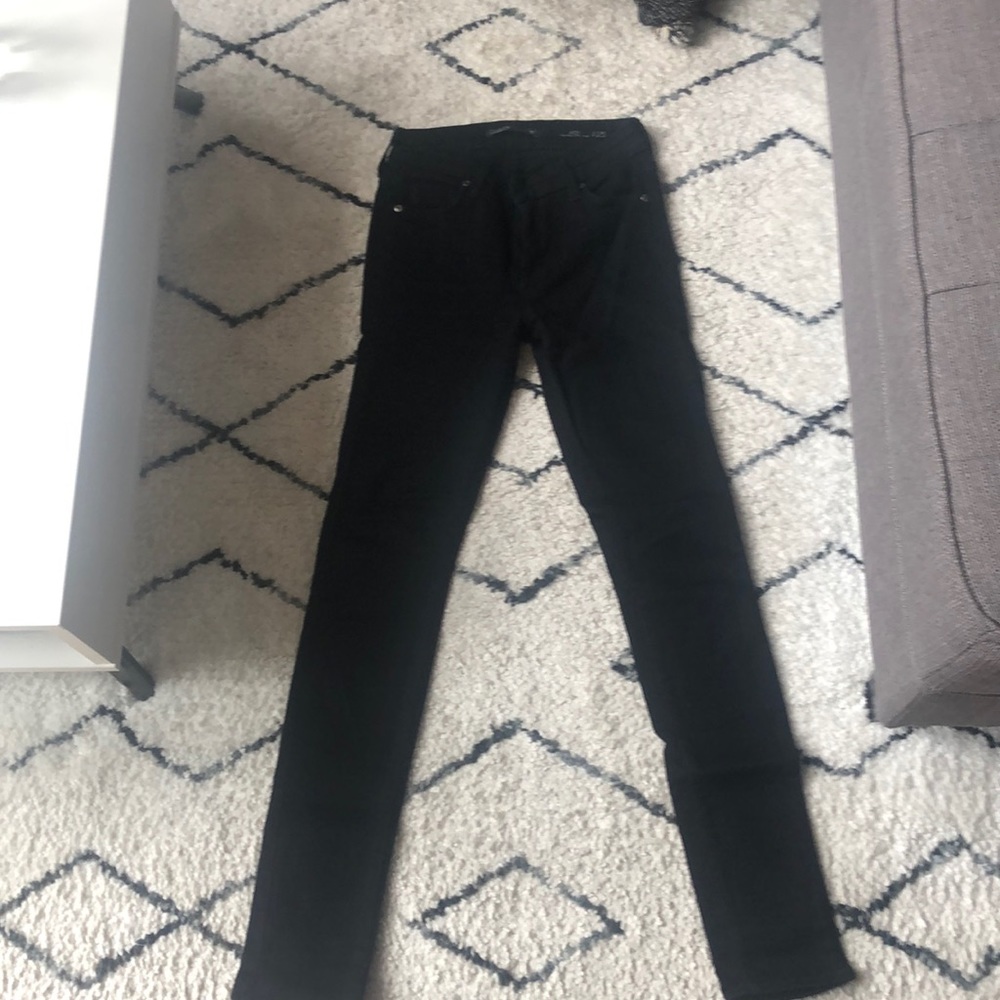 Fidelity Mid Rise Black Jeans